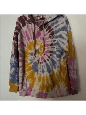 PINK Victoria's Secret Multicolor Fleece Jacket and Pant Set